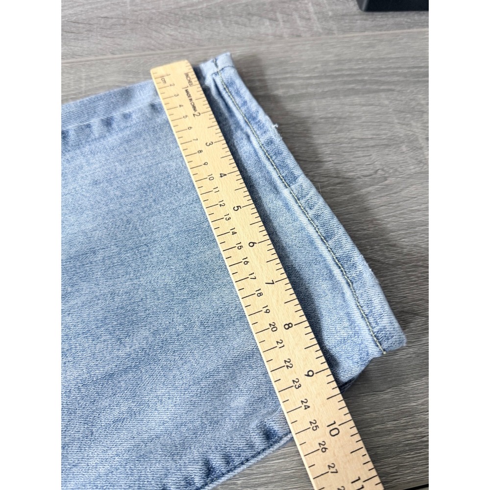 Judy Blue High Rise Wide Leg Jeans Light Wash Distressed 14W JB82407MD-PL Denim - Picture 10 of 13
